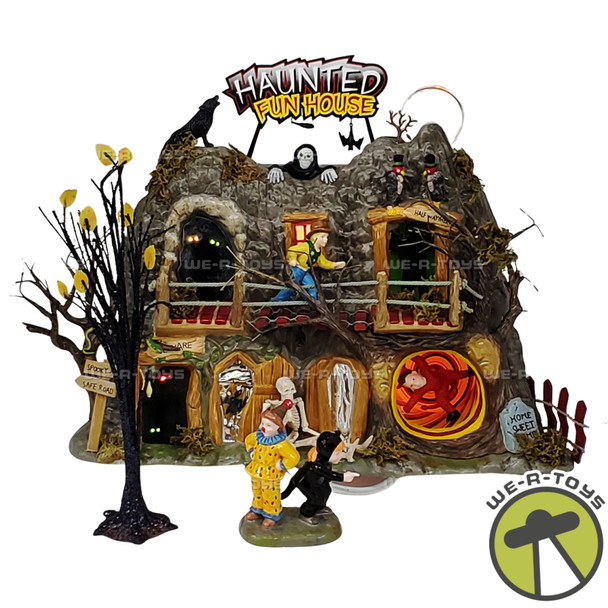 Department 56 Halloween Haunted Fun House Gift Set NEW