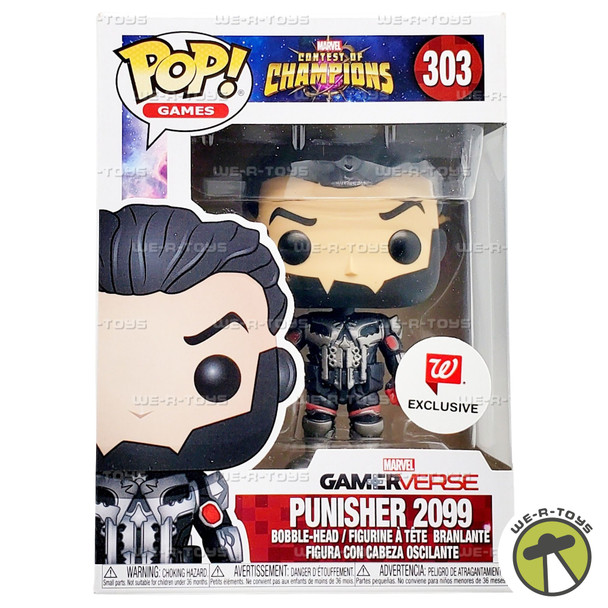 Funko POP Games Marvel Contest of Champions Punisher 2099 No. 303 Vinyl Figure