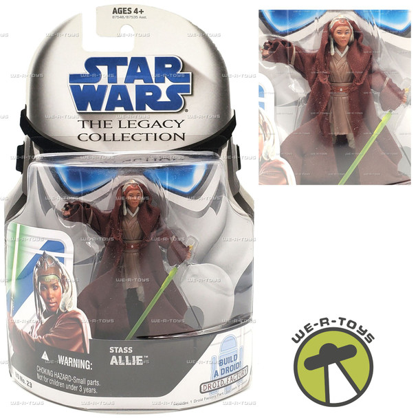 Star Wars The Legacy Collection Stass Allie Action Figure 2008 Hasbro #87548
