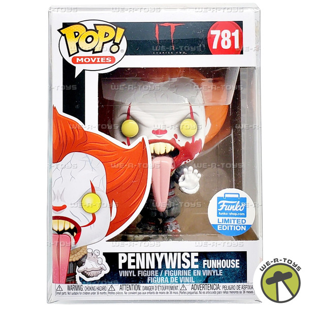 Funko POP Movies It Chapter Two Pennywise Blood Splatter Funhouse 781 Vinyl Figure