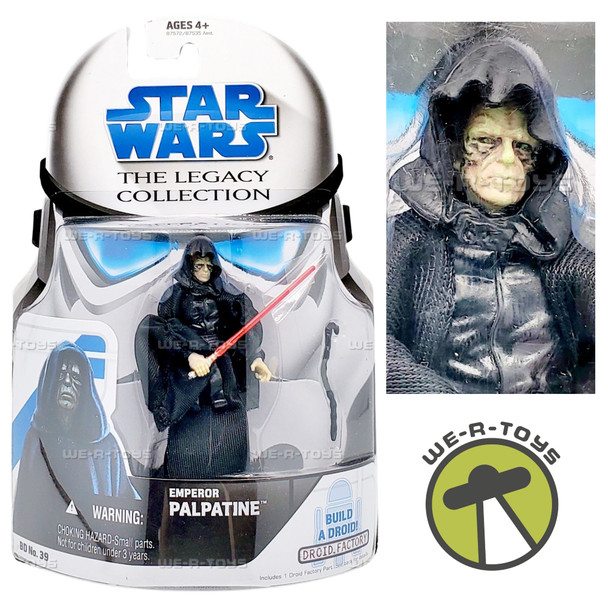 Star Wars Legacy Collection Emperor Palpatine Action Figure 2009 Hasbro 87572