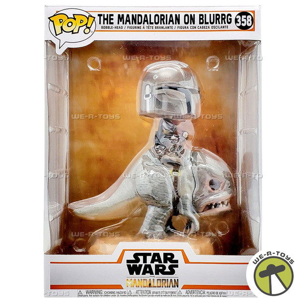 Funko POP Deluxe The Mandalorian The Mandalorian on Blurrg 358 Vinyl Figure