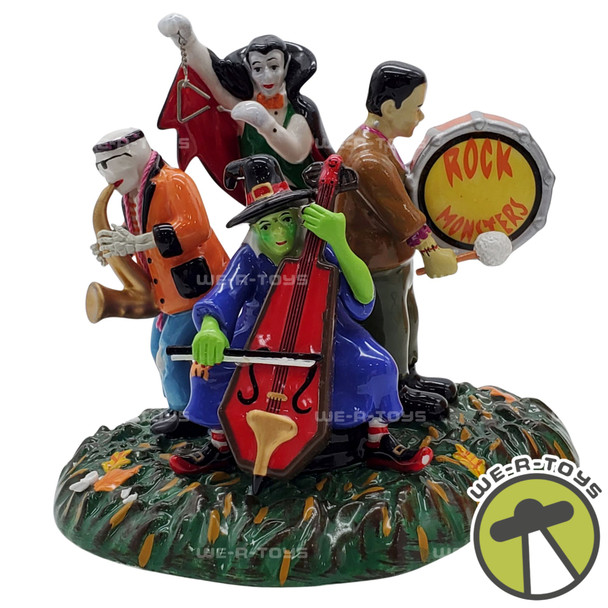 Department 56 Halloween Village Accessories Monsters Rock Band 53245 NEW