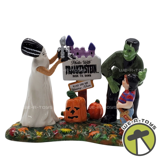 Dept 56 Original Snow Village Halloween Monsters Photos with Frankenstein 799980