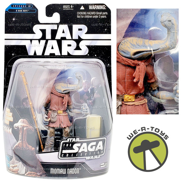 Star Wars The Saga Collection Momaw Nadon Action Figure 86770 Hasbro 2006