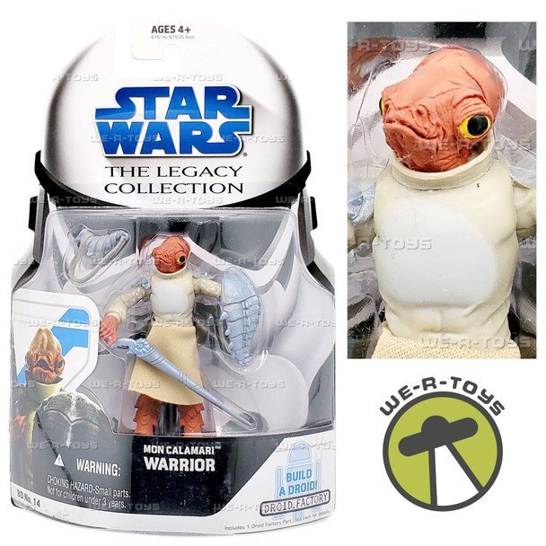 Star Wars The Legacy Collection Mon Calamari Warrior Action Figure Hasbro 87614