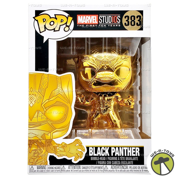 Funko POP Marvel Studio's 10th Anniversary Black Panther 383 Bobble Head Figure
