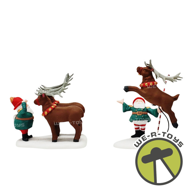 Department 56 North Pole Series Reindeer Training Camp RETIRED 56436