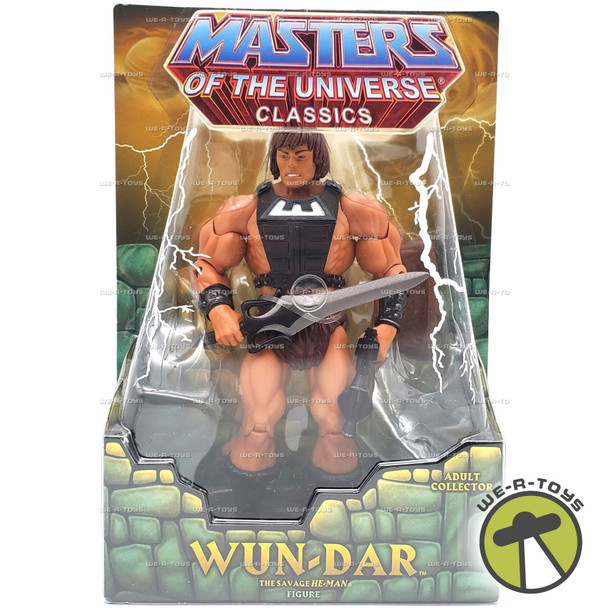 Masters of the Universe Wun-Dar The Savage He-Man Figure 2009 Mattel #R6249