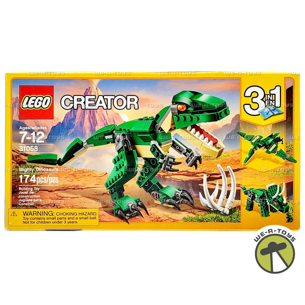 LEGO Creator 3 in 1 Robo Explorer Creator Mighty Dinosaurs 174 Pc Building Kit
