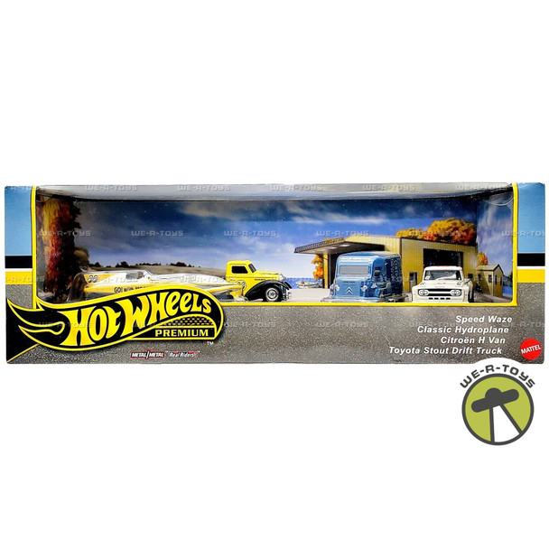 Hot Wheels Premium 4 Die-Cast Vehicle Collector Set 2024 Mattel HRT51