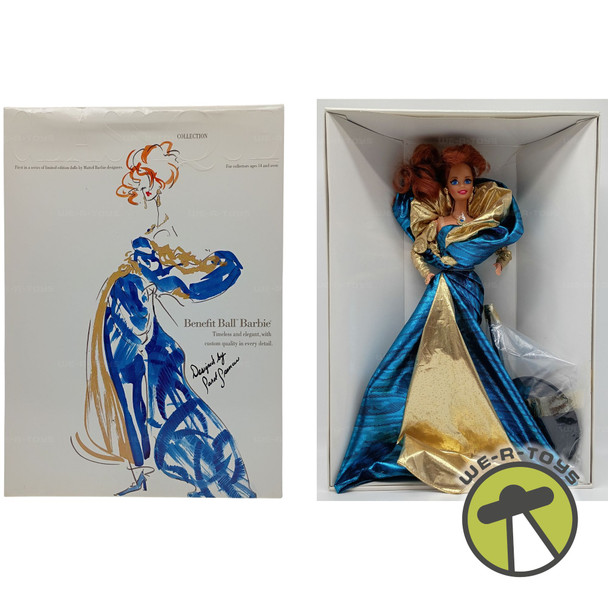 Barbie Benefit Ball Barbie Doll Signed By Designer Carol Spencer 1992 Mattel New