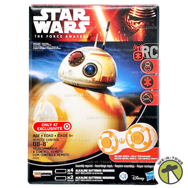 Star Wars The Force Awakens Remote Control BB-8 Figure 2015 Hasbro B3926