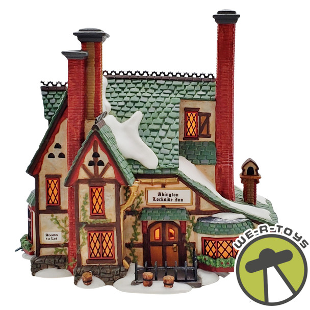 Dept 56 Dickens' Village Series Abington Lockside Inn Lighted 58473 NEW