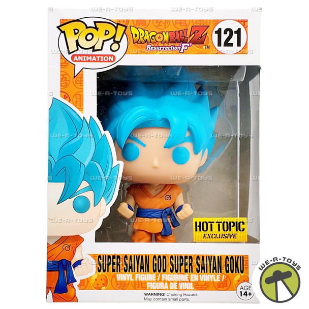 Funko POP Dragon Ball Z Super Saiyan God Super Saiyan Goku 121 Vinyl Figure