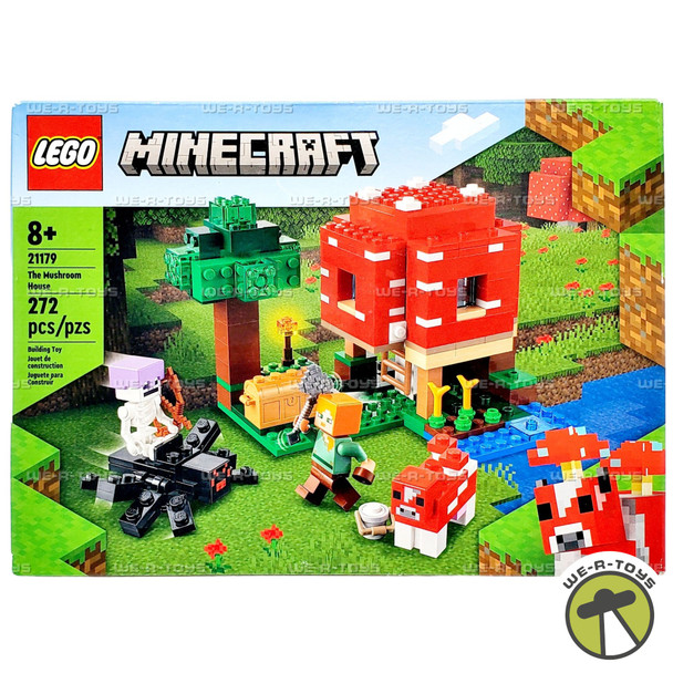LEGO Minecraft The Mushroom House Set 272 Piece Building Set 21179