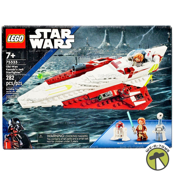 LEGO Star Wars OBI-Wan Kenobi's Jedi Starfighter 282 Piece Building Set 75333
