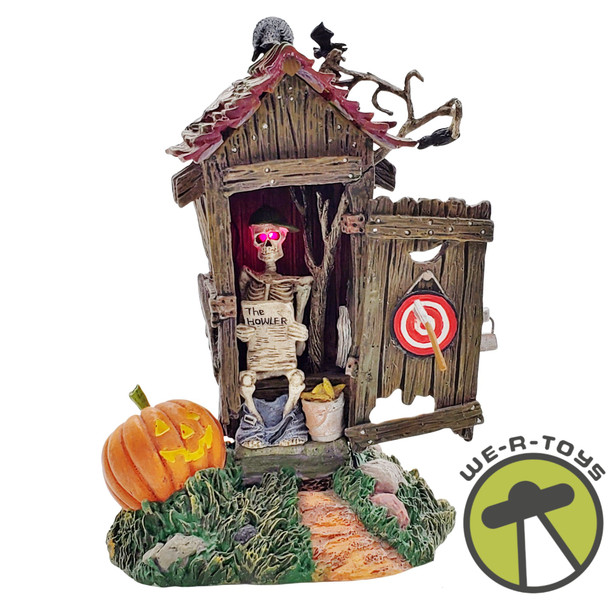 Dept 56 Haunted Outhouse Halloween Village Accessories Lighted #53068 NEW