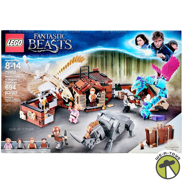 LEGO Fantastic Beasts Newt’s Case of Magical Creatures 694Pc Building Kit 75952