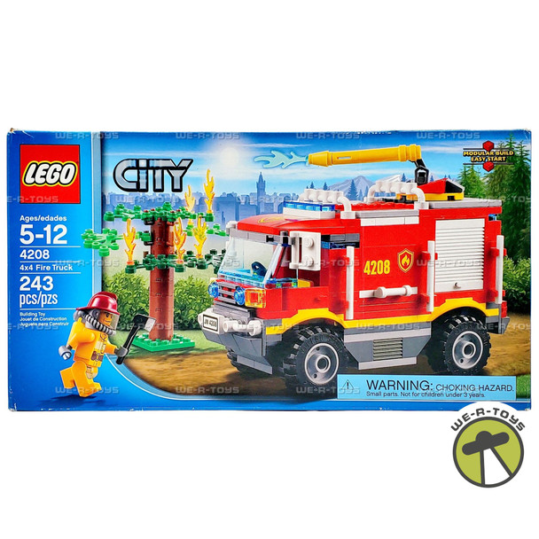 LEGO City 4X4 Fire Truck 243 Piece Building Set 4208