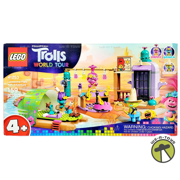 LEGO Trolls World Tour Lonesome Flats Raft Adventure 159 Pc Building Kit 41253