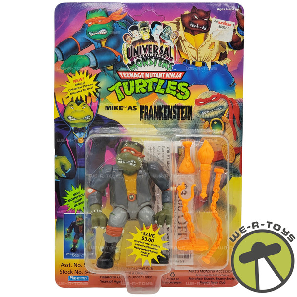 TMNT Universal Monsters Mike as Frankenstein Action Figure Unpunched 1993