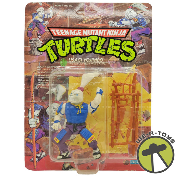 Teenage Mutant Ninja Turtles Usagi Yojimbo Figure Unpunched 19 Back Playmates