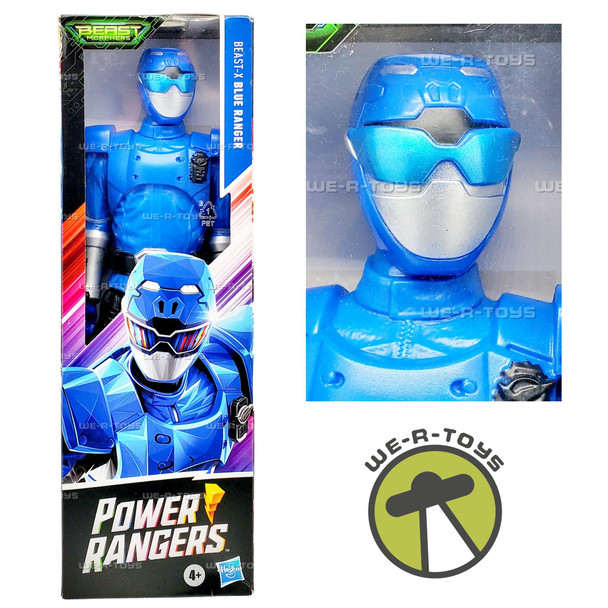 Power Rangers Beast Morphers Beast-X Blue Ranger Action Figure 2020 Hasbro 90078