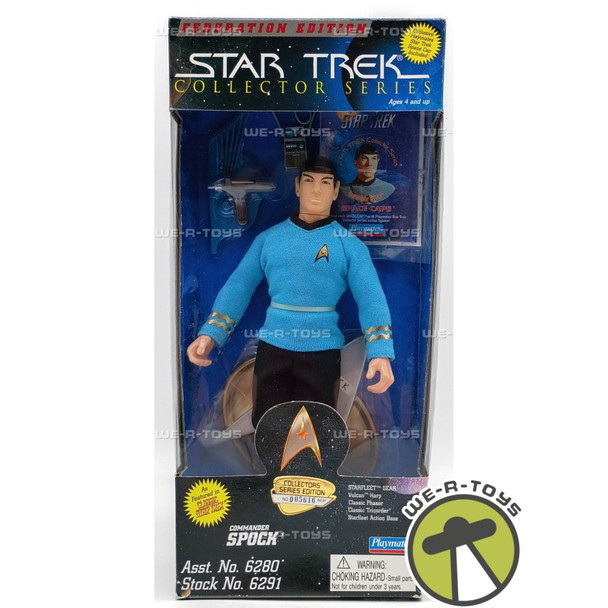 Star Trek Commander Spock Federation Edition Action Figure 1995 Playmates #6291