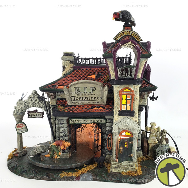 Department 56 Snow Village Halloween Series 2006 Rest In Peace Tombstones 54608