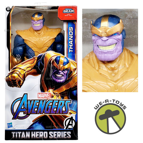 Marvel Avengers Titan Hero Series Blast Gear Thanos Action Figure 2019 Hasbro