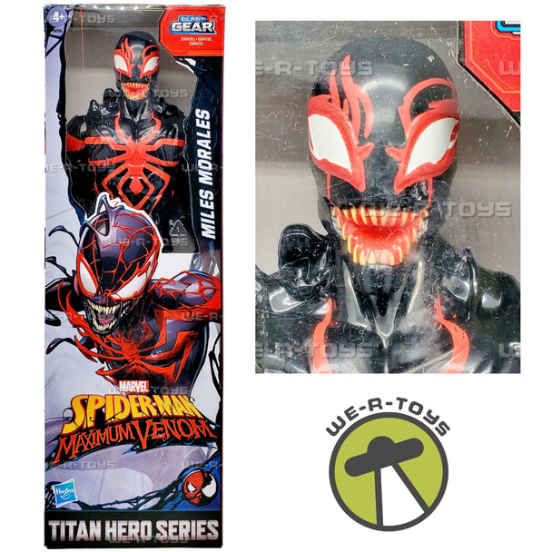 Marvel Spider-Man Maximum Venom Titan Hero Series Miles Morales Figure Hasbro