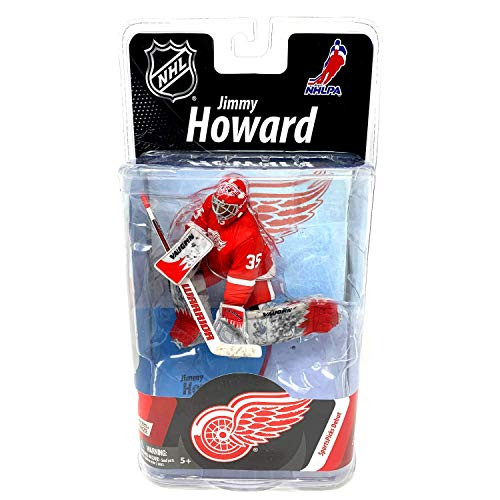 NHL Sports Picks Series 27 Figure Jimmy Howard Detroit Red Wings Red Jersey
