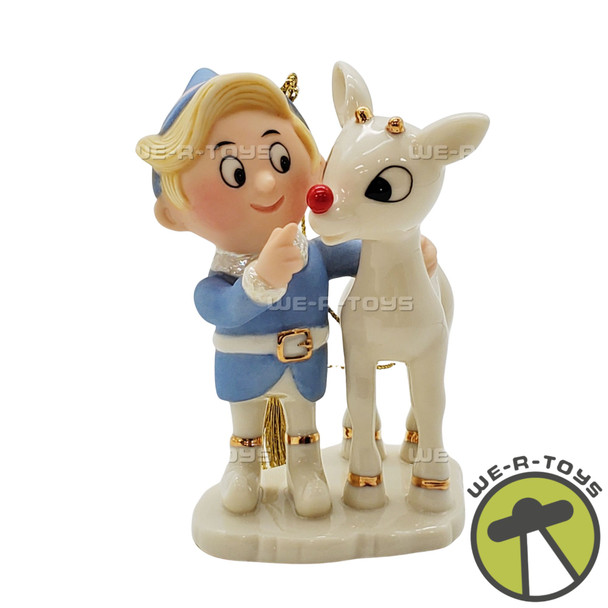 Lenox Rudolph's Glowing Friendship Holiday Ornament NEW