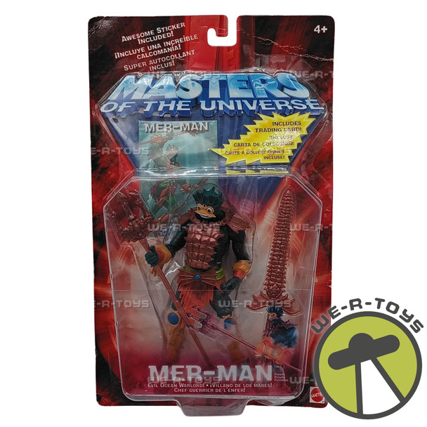 Masters of The Universe Mer-Man Evil Ocean Warlord Action Figure Mattel New