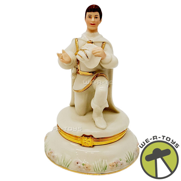 Disney Lenox Classics Snow White's Prince Charming Treasures Box with Charm NEW