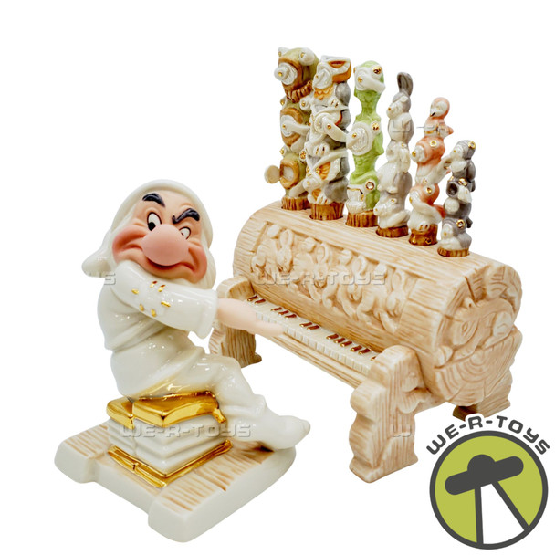 Disney Lenox A Serenade for Snow White Grumpy Statue NEW