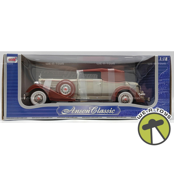 Anson Classic Collection Gray 1934 Packard Cabriolet Vehicle 1:18 Scale