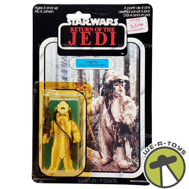 Star Wars ROTJ Logray Ewok Medicine Man Action Figure 65 Kenner 1983 NEW