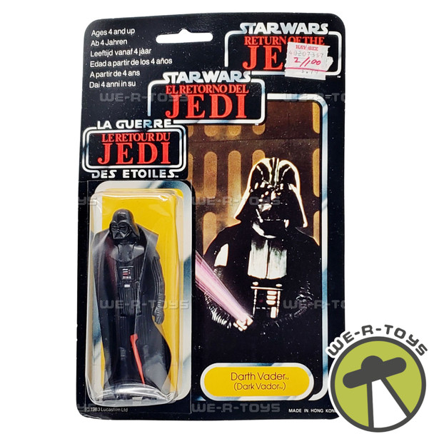 Star Wars ROTJ Darth Vader Action Figure Palitoy Tri-Logo Kenner 1983 NEW