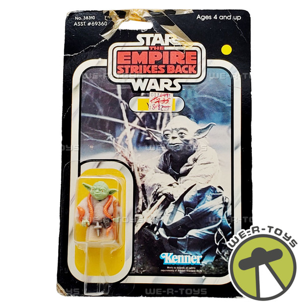 Star Wars TESB Yoda 41 Action Figure Kenner 1983 Item No 38310