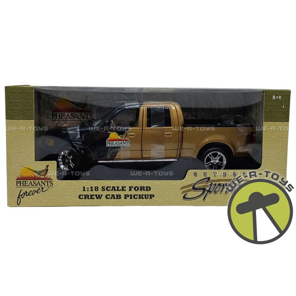 Outdoor Sportsman ERTL Collectibles Ford Crew Cab Pickup Gold/Black Vehicle New