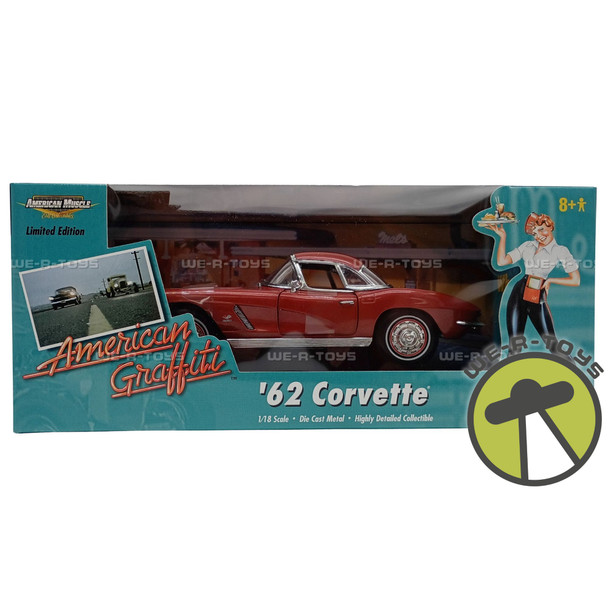 American Muscle American Graffiti '62 Chevy Corvette Red 2001 ERTL Collectibles