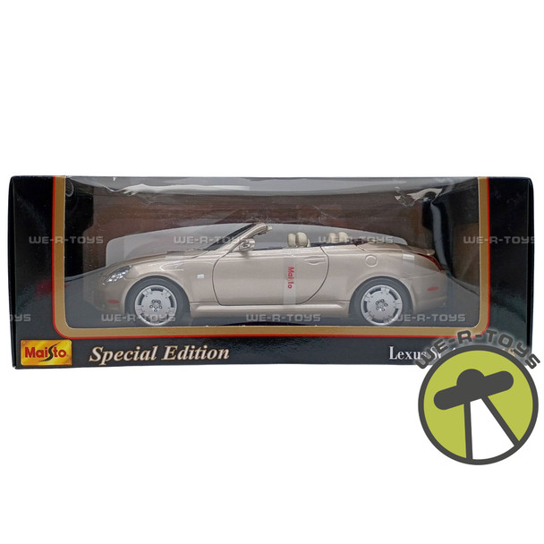 Maisto Lexus SC430 1:18 Scale Special Edition Tan Die Cast Vehicle