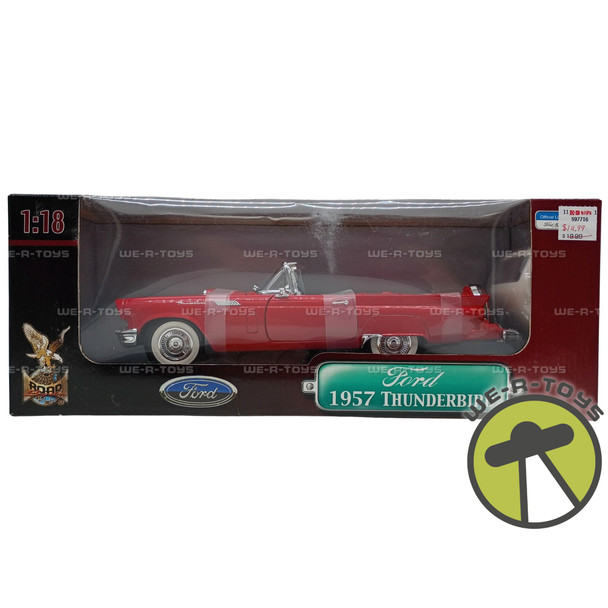 Road Signature Ford 1957 Thunderbird Red Vehicle Deluxe Edition 92358 New