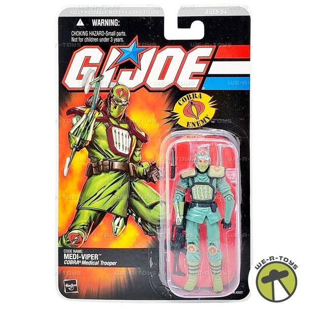 G.I. Joe Medi-Viper Cobra Medical Trooper Action Figure 2005 Hasbro 61706