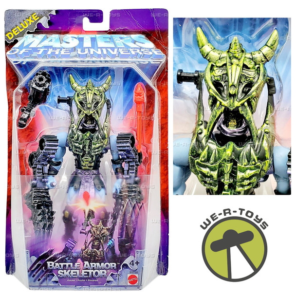 Masters of the Universe Battle Armor Skeletor Deluxe Action Figure 2003 Mattel