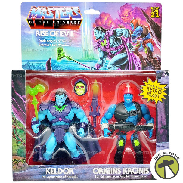 Masters of the Universe Rise of Evil Keldor and Origins Kronis Action Figure Set