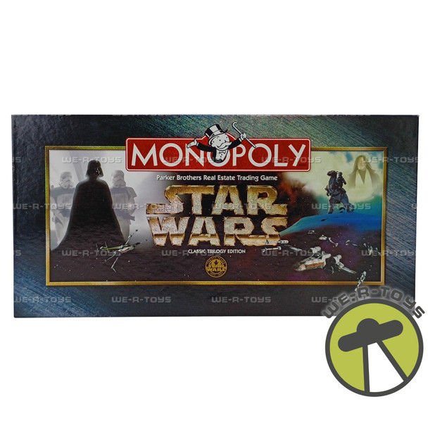 Star Wars Monopoly Classic Trilogy Ed. Board Game 40809 Parker Brothers 1997 New