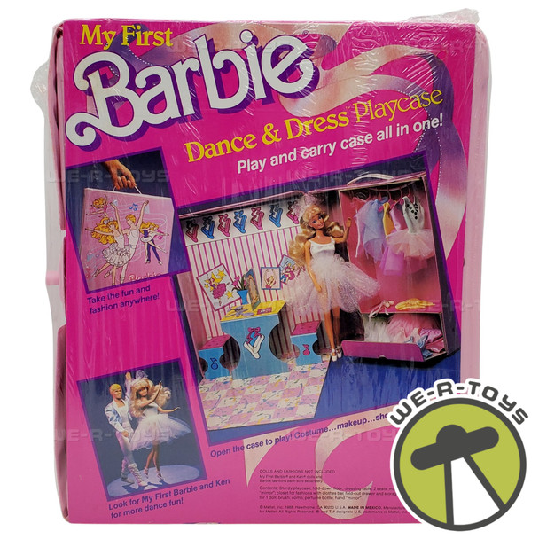 My First Barbie Dance & Dress Playcase 2071 Mattel 1998 NEW